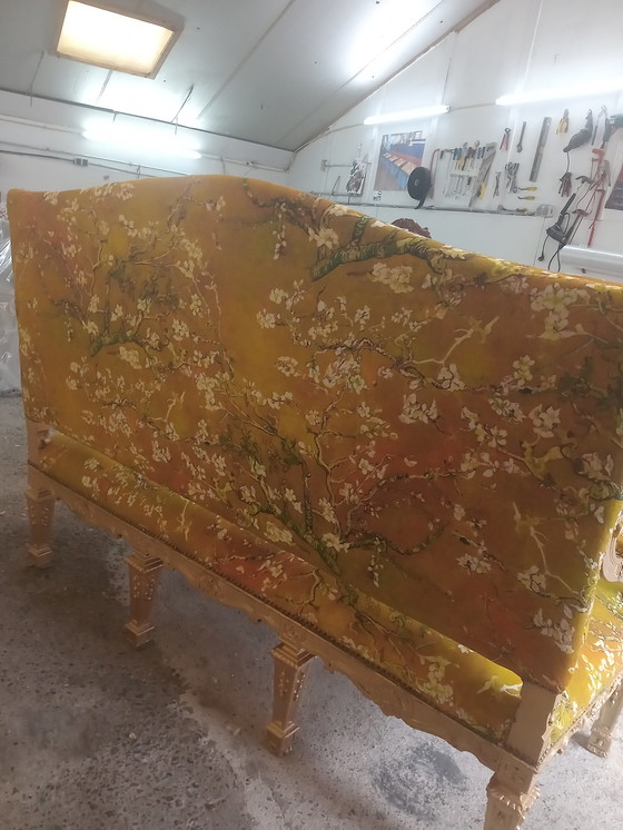 Image 1 of Antique Louis XIV sofa.