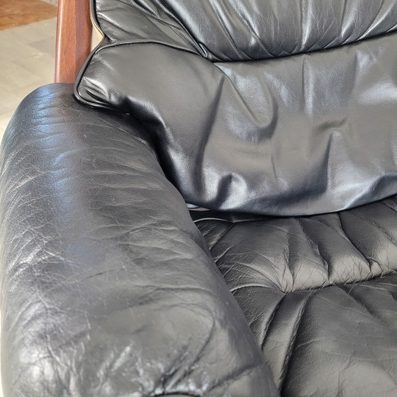 Image 1 of Göte Mobler 1960 Vintage Swivel Reclining Lounge Chair