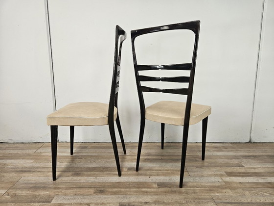 Eetkamerstoelen van beuken en Skai – Hout (photo 6 of 21)