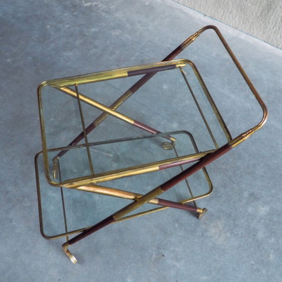 1950s Italian Bar Trolley, Attributed to Cesare Lacca – Bar carts, Wood (photo 13 of 19)