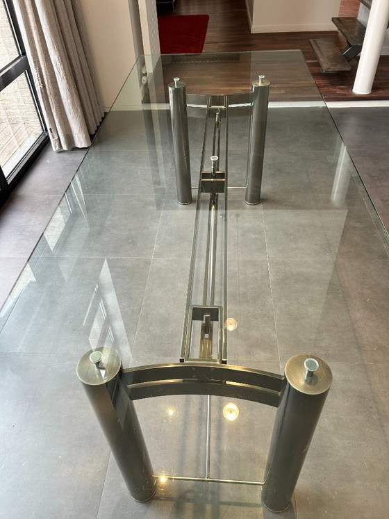 Tavolo da pranzo Belgochrom Antigone – Nero Cromo Spazzolato – 240 cm – Tavoli da pranzo, Metal (photo 3 of 10)