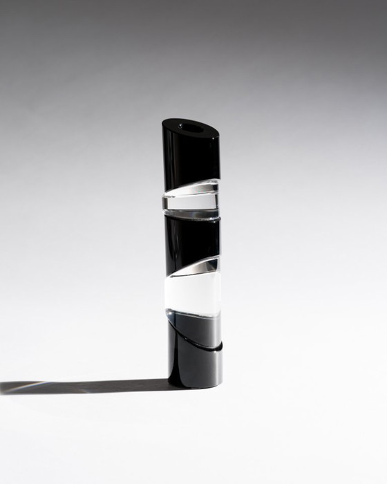Image 1 of Sculpturale glazen kaarsenhouder van Rosenthal Studio-Line, Duitsland, jaren 1980-1990