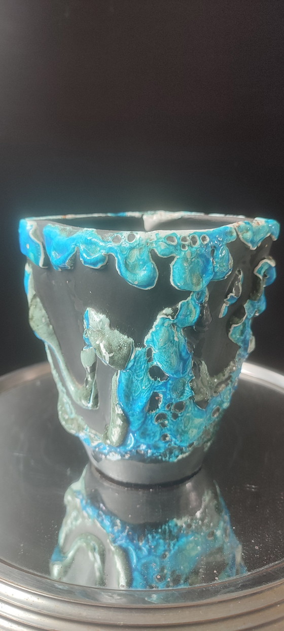Image 1 of Frühstücksset, Cyclope-Keramik, Glacier Enamels, Charles Cart