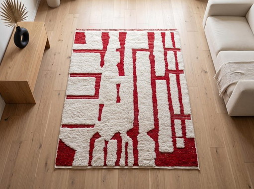 Handmade artisanal wool Rug 150/250cm
