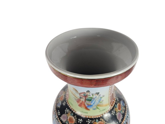 Image 1 of Vintage - Satsuma Geisha - XL Vase - porcelain - China - 3rd quarter 20th century