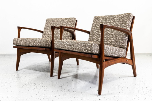 Mid Century Armchairs, Denmark, 60s, Set Of 2