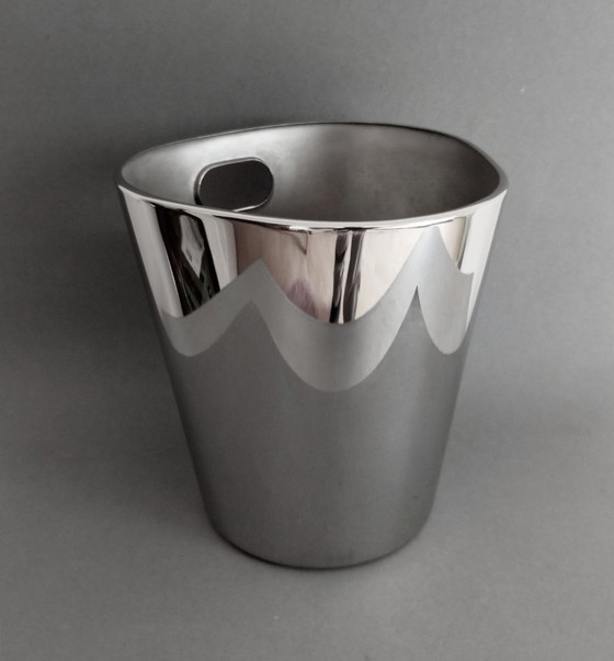 Image 1 of Secchiello per il ghiaccio minimalista Jasper Morrison 'Molly' Alessi 2003