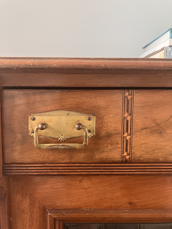 Image 1 of Antieke art deco wandkast / antique art deco wall cabinet