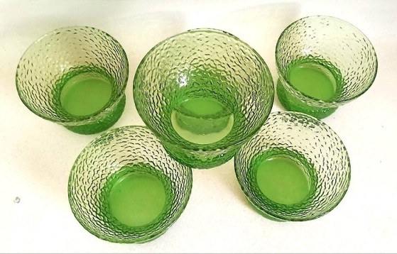Image 1 of Lot de 6 coupes Années 70 Diamètre 11 cm