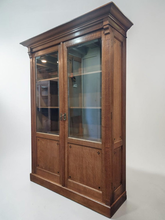 Image 1 of bibliothèque ancienne, meuble Art Déco