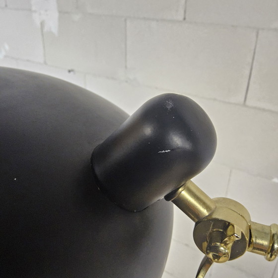 Image 1 of Design brass/black floor lamp Roseanna Bloomingville (swan neck) adjustable head