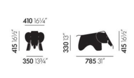 Image 1 of Eames Elephant VITRA