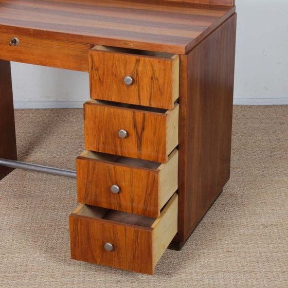 Image 1 of Piccola scrivania modernista, opera francese degli anni '40.