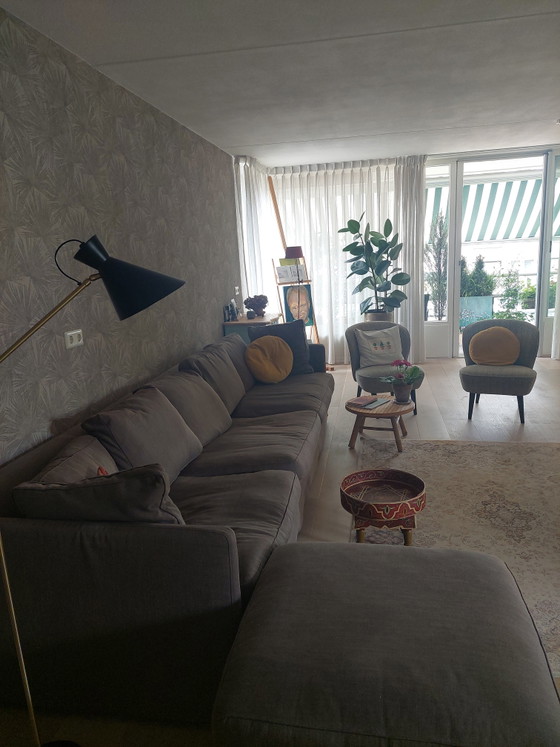 Divano Linteloo a 4 posti con pouf – Divani 3 posti, Textile (photo 5 of 5)