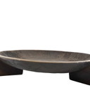 Ciotola brutalista in bronzo, Ø 30 cm, anni '60, E. Thelen Design