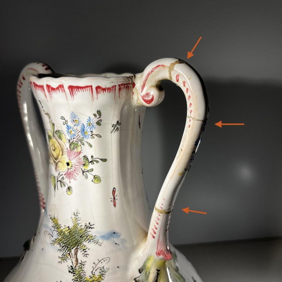 Vases couverts de Joseph Gaspard Robert pour Faïencerie de Marseille, 18e siècle, lot de 2 – Ceramic (photo 22 of 22)