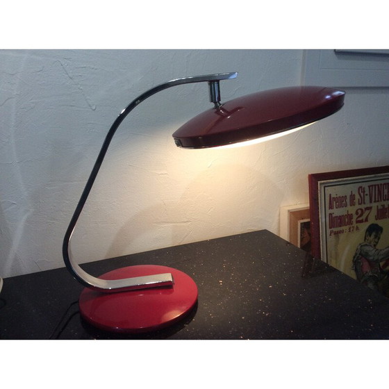 Image 1 of Lampada da scrivania Fase vintage rossa