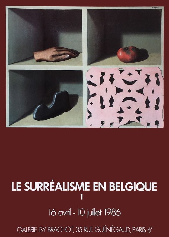Image 1 of René Magritte Expo 86 - Surrealism in Belgium I poster 1986