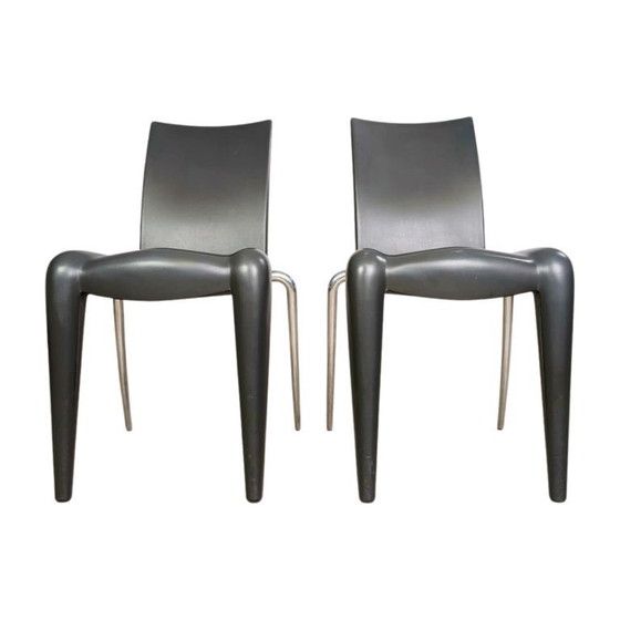Image 1 of 2er Set Original Louis 20 Stühle Vitra Phillipe Starck 1990er Design