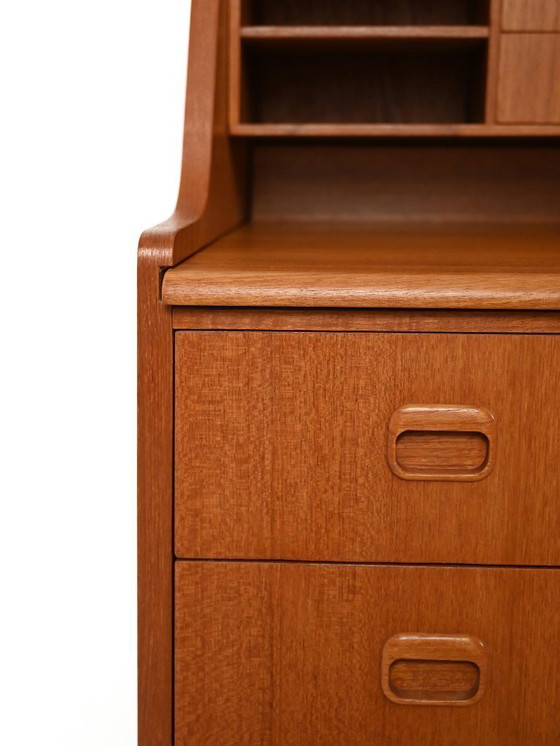 Image 1 of Secrétaire scandinavo con ripiano estraibile, anni '60