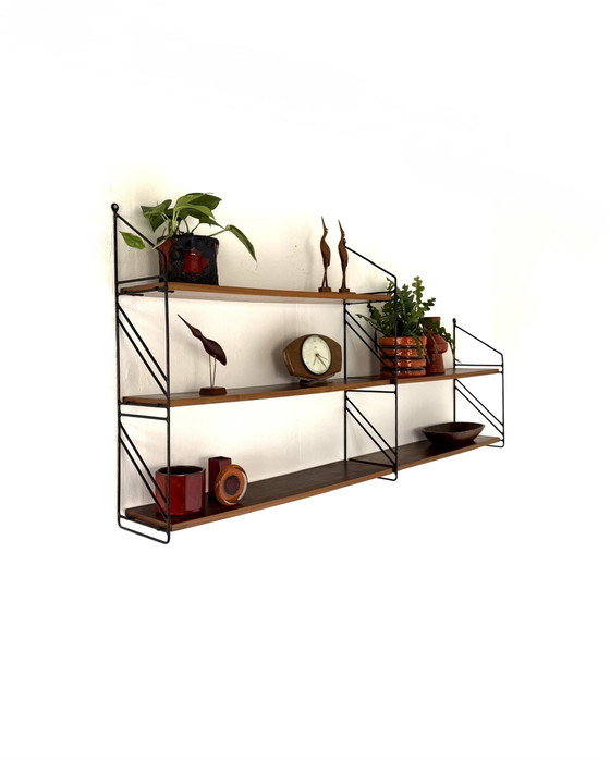 Image 1 of Vintage XL wall rack, WHB Germany '60