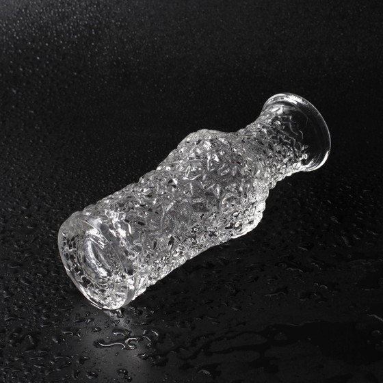 Image 1 of Mid-Century-Pressglasvase von Václav Hanuš: Tschechisches Retro-Dekor