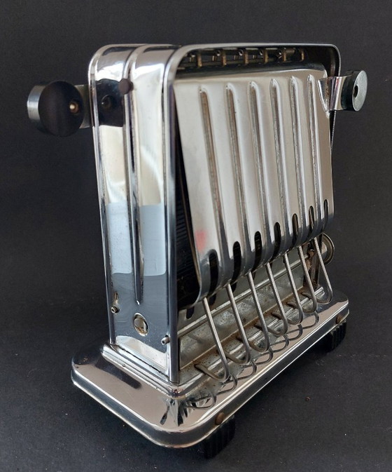 Image 1 of Two Inventum vintage chrome toasters
