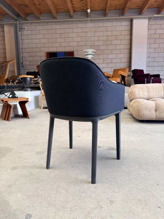Silla Vitra Softshell negra (Stock: 4) – Sillas de comedor, Plastic, Textile (photo 12 of 12)