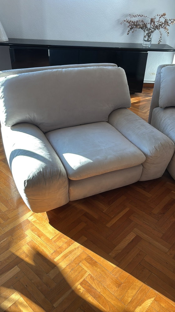 Set divano 2 posti + 2 poltrone Bengodi – Arflex, Zona salotto, Textile (photo 4 of 5)