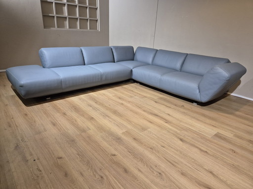 Leolux Rising Dunes Corner Sofa - Gray - Blue - Adjustable