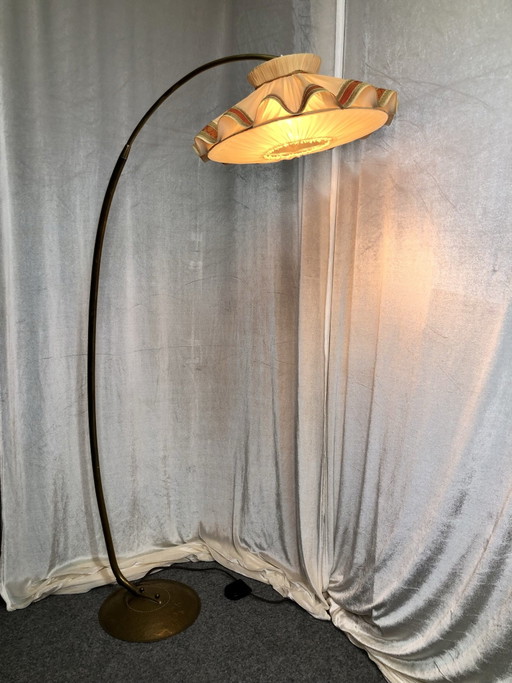 Lampadaire Arc Mid Century Laiton Années 50 60