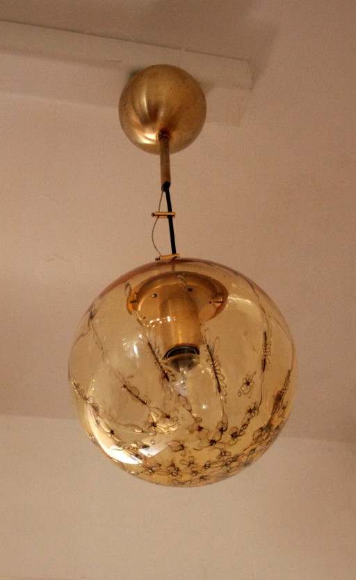 Pendant lamp by La Murrina with trademark, Italy 70s