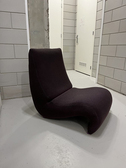 Verner Panton para Vitra Amoebe Aubergine Vintage