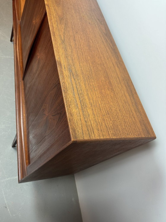 Image 1 of Skandinavisches Mid-Century-Design-Highboard, zugeschrieben E.W. Bach für Sejling Skabe, Dänemark, 1960er Jahre