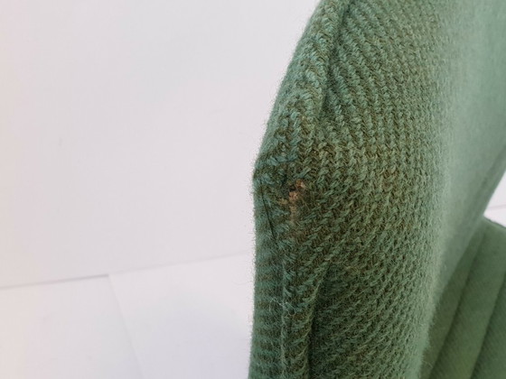 Image 1 of Vintage fauteuil uit de jaren 80 van wol en staal, model C