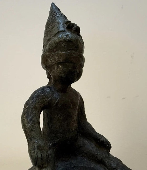Image 1 of Nicolas Dings | Bronzen sculptuur | JA & NEE regeren de wereld