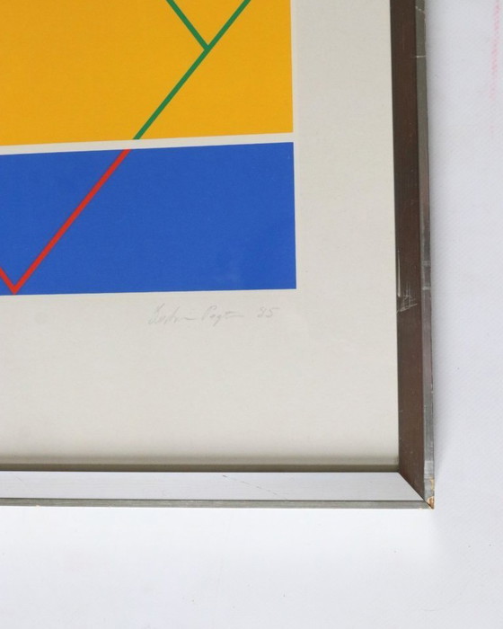 Image 1 of Sérigraphie colorée Gudrun Pagter édition limitée