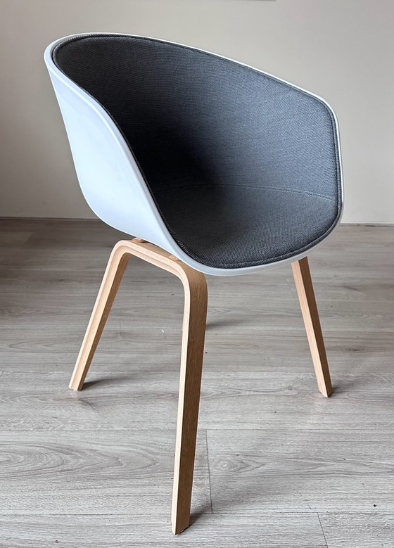 6x Hay AAC 22 Design Stühle, Esszimmerstühle, Holz, Kunststoff, Weiß, Modern (Foto 3 von 13)
