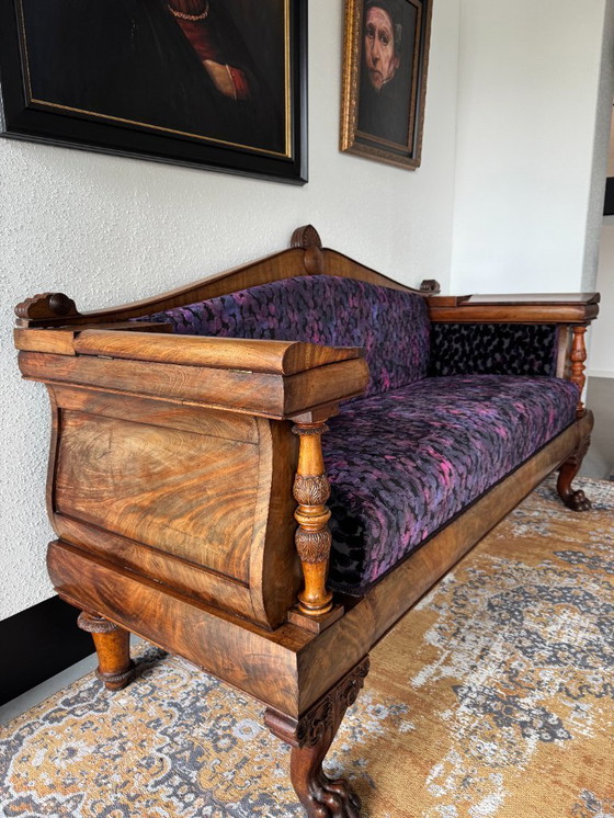 Image 1 of Antique mahogany sofa 19th century (1830-1880)