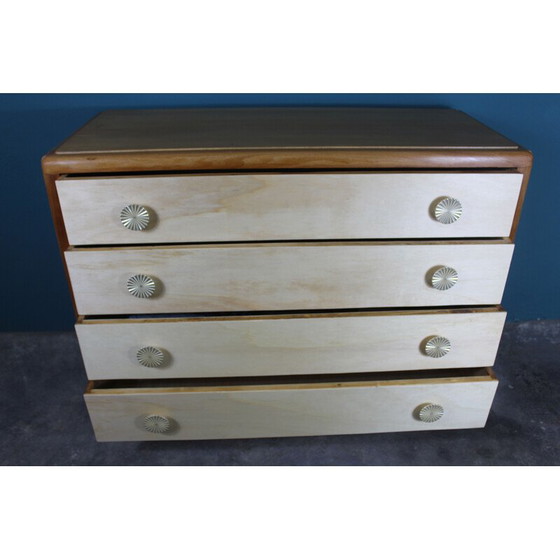 Image 1 of Vintage wooden chest of drawers, Italy 1950