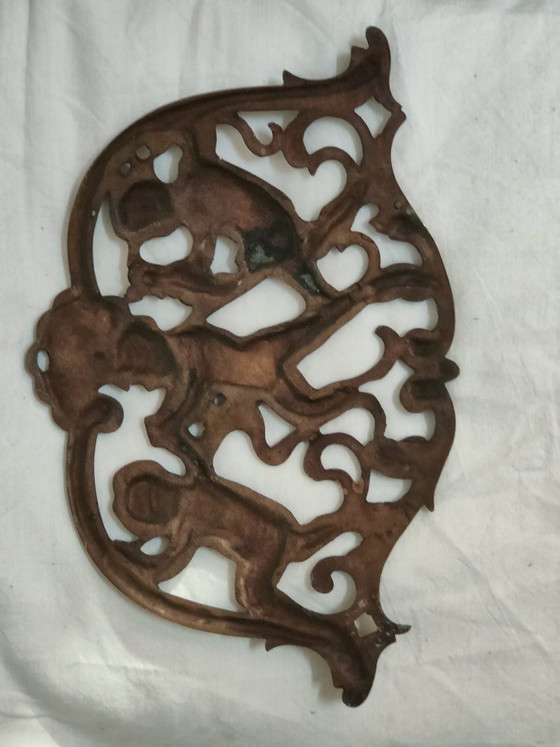 4 Figure in bronzo con cherubini – Decorazioni murali (photo 3 of 9)