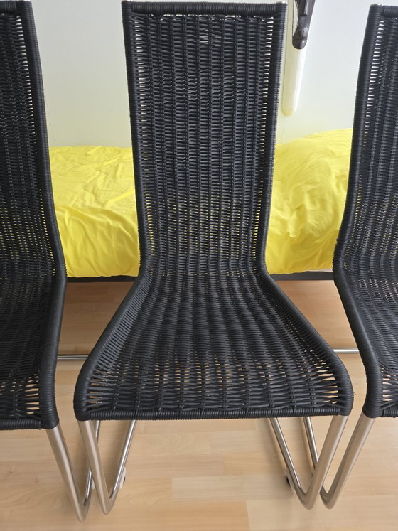 Image 1 of 4 tecte eetkamerstoelen