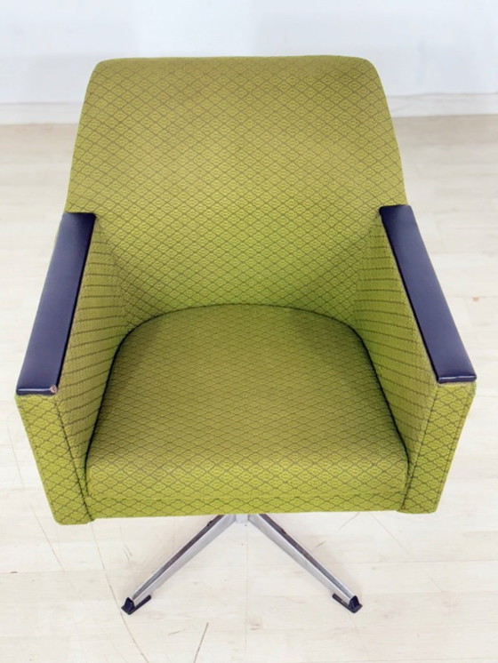 Image 1 of Mid-century armchair, swivel chair, vintage chair