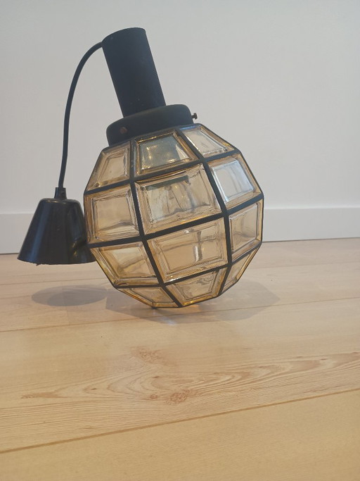 Designer Pendant Lamp Glashütte Limburg Amber Color Incl. Original Shade – hanglampen