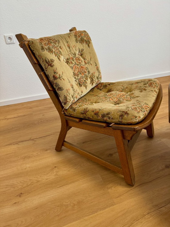 Classico del Design Brutalista: Gruppo Sedute AWA Almelo Rovere Massello (1982) – Poltrone, Legno (photo 4 of 10)