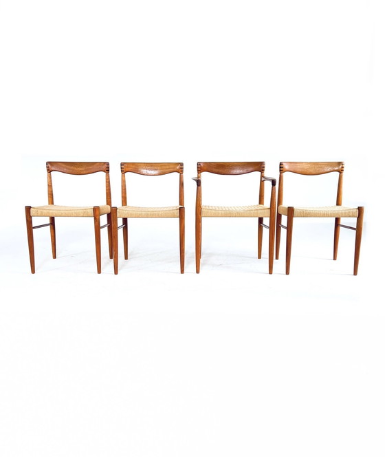 Image 1 of 4x Dining chair Henry Walter Klein, Bramin '60