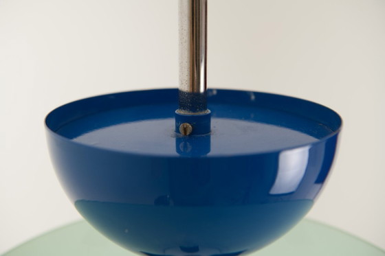Image 1 of Lámpara de araña/colgante de cristal de Murano estilo Memphis de los años 80, rara - Tre
