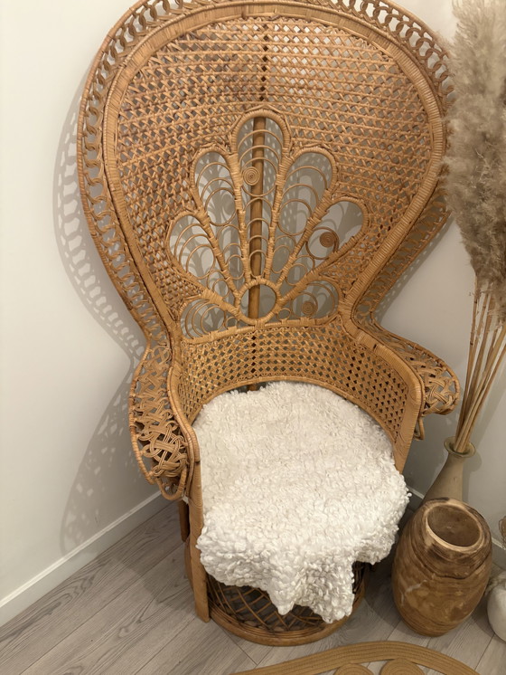 Image 1 of Sedia vintage Peacock "anni '70"