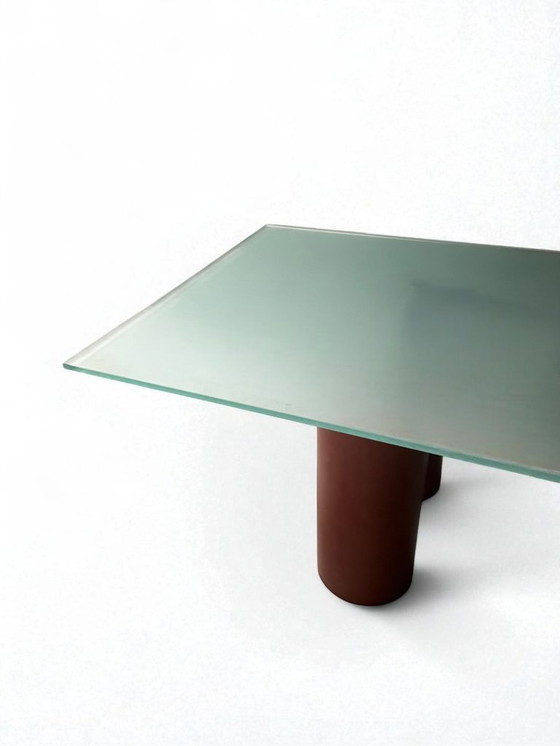 Image 1 of Serenissimo dining table, Lella & Massimo Vignelli, David Law for Acerbis, 1980