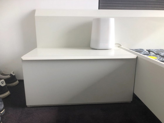 Image 1 of Struttura letto bianca vintage di Interlubke (180x200cm)